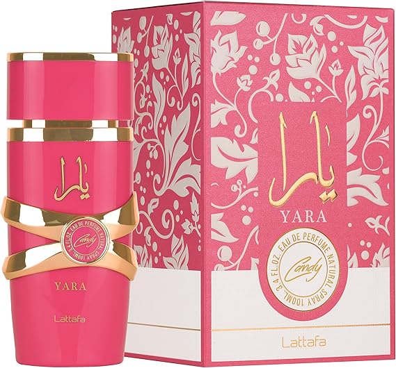 Lattafa Yara Candy for Women Eau de Parfum Spray, 100 ml